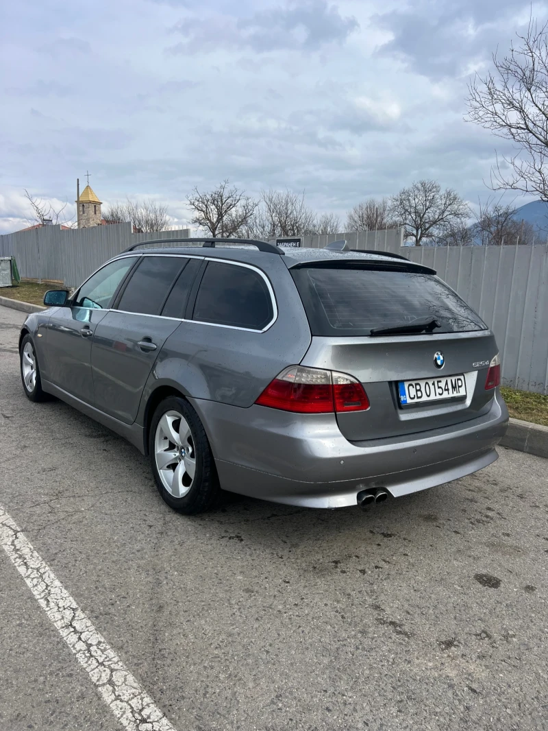 BMW 525 3.0 197кс Facelift Задно, снимка 6 - Автомобили и джипове - 48530324