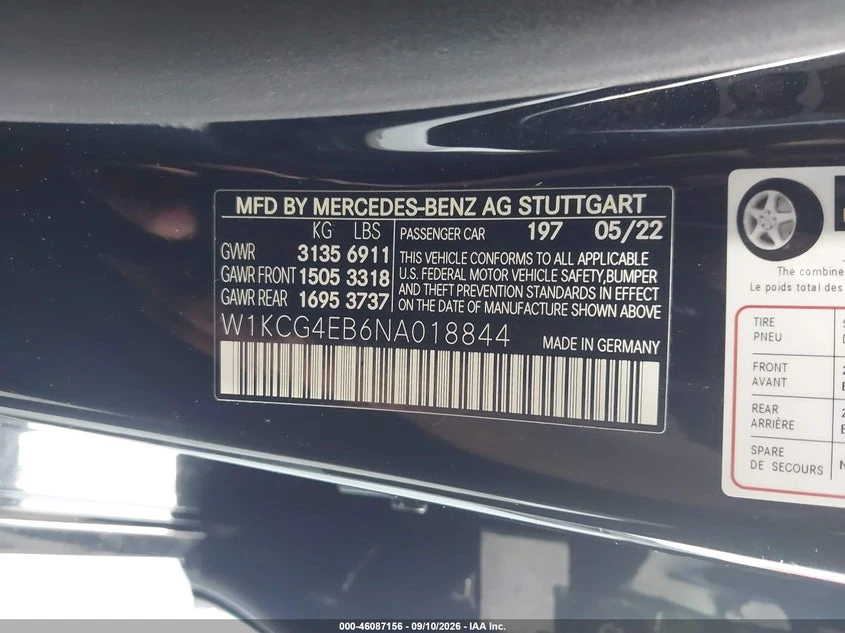 Mercedes-Benz EQS 580 4Matic, снимка 9 - Автомобили и джипове - 56217979