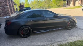 Mercedes-Benz C 63 AMG * S * ЧЕРЕН МАТ * БЕЗ ИНЦИДЕНТИ * АВТОКРЕДИТ * , снимка 4