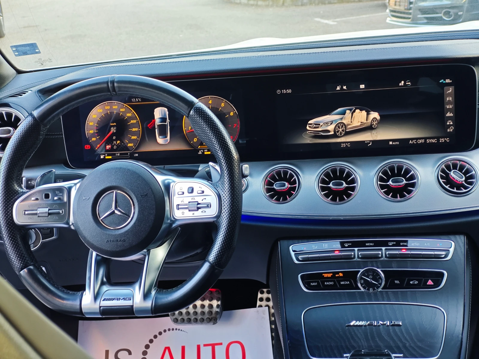 Mercedes-Benz E 53 AMG 4Matic/Virtual/HuD/Burmester/Memory/Обдухване/360К - изображение 9