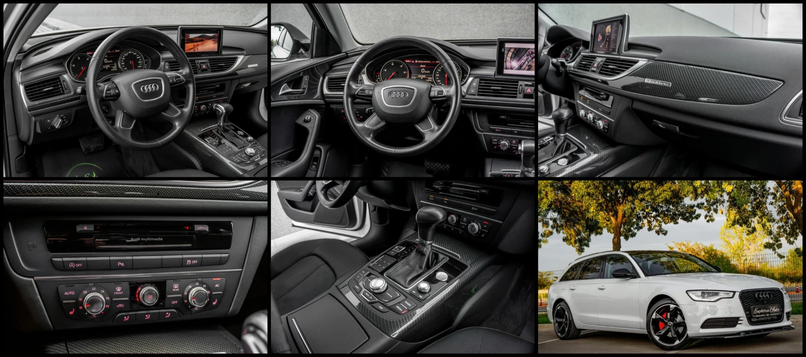 Audi A6 3.0TDI* QUATTRO* CARBON* SHADOW LINE* ROTOR | Mobile.bg   17