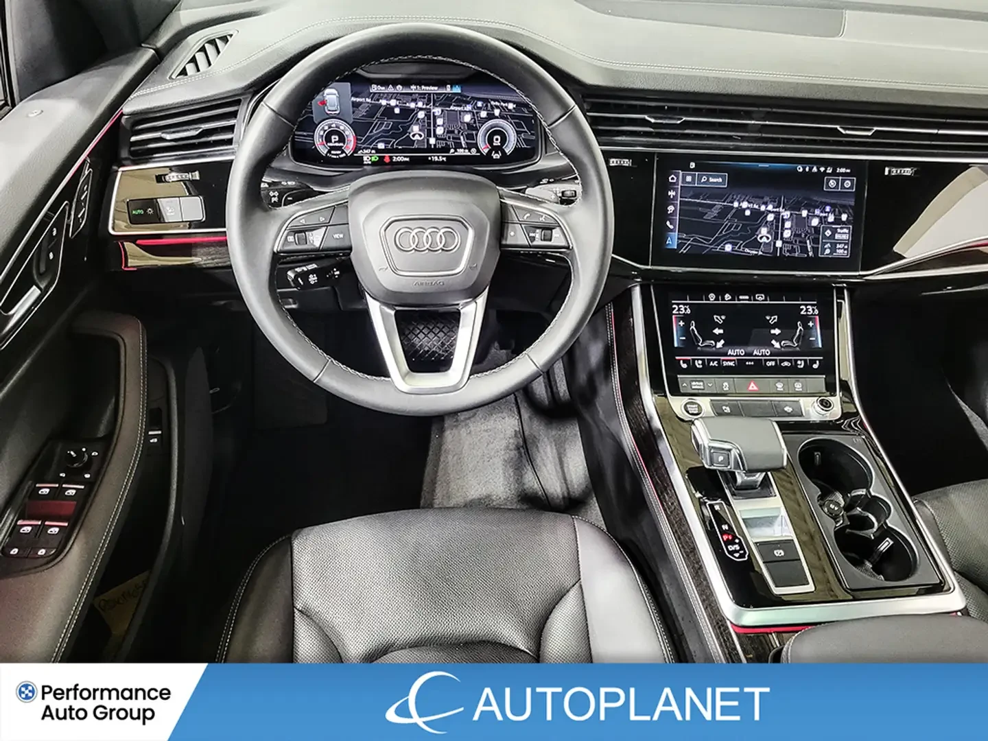 Audi Q8 55TFSI* MATRIX* S* LINE* ОБДУХВАНЕ* ДИСТРОНИК* , снимка 9 - Автомобили и джипове - 55787610