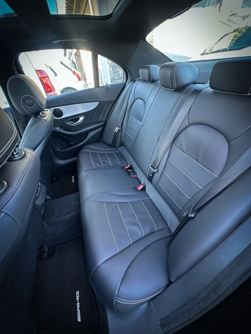 Mercedes-Benz C 220 AMG / PANO / ПОДГРЕВ / 7G, снимка 14 - Автомобили и джипове - 53168954