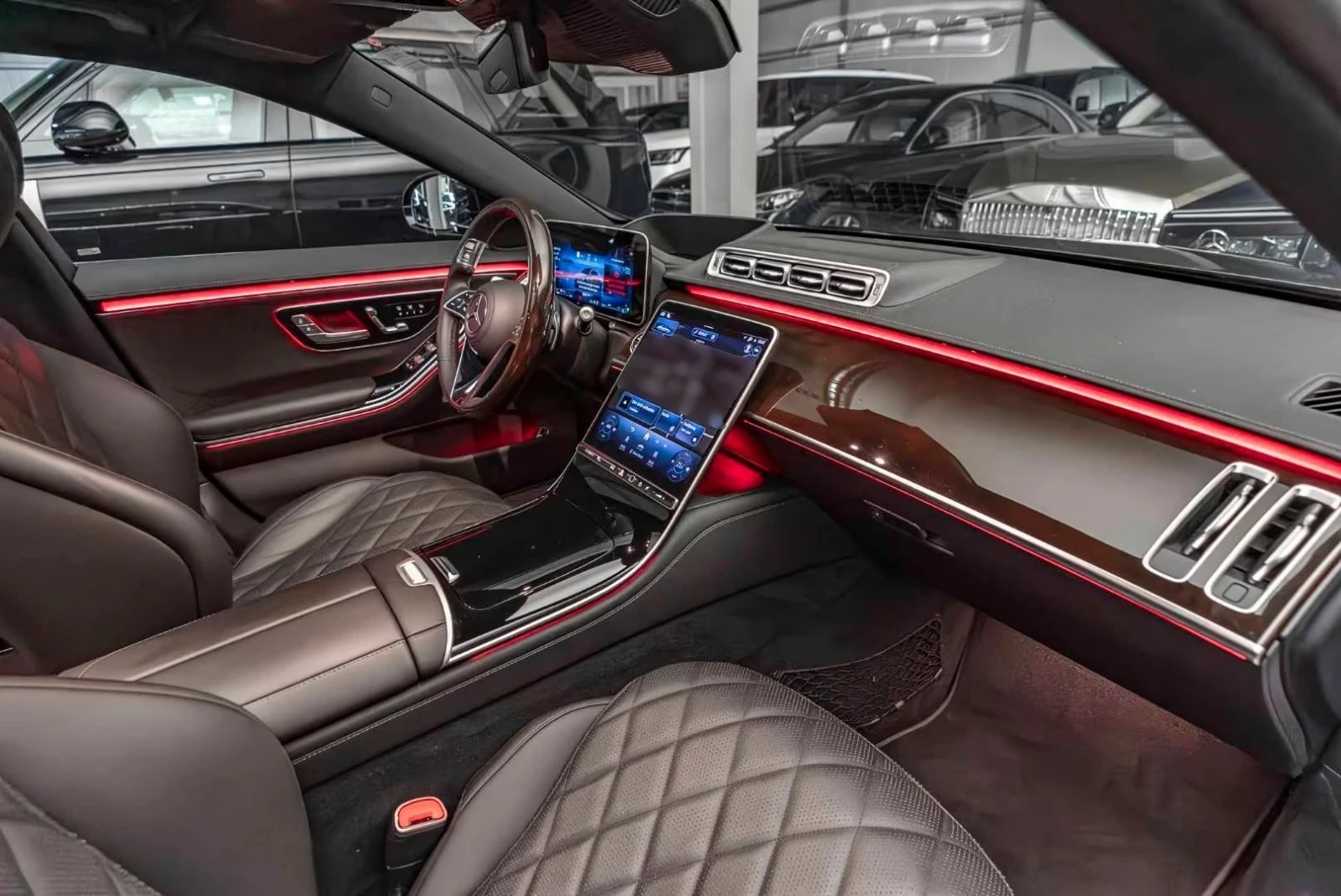 Mercedes-Benz S 450 d / LONG / AMG / 4 MATIC / BURM / PANO / 360 / HUD | Mobile.bg � ����������� 13