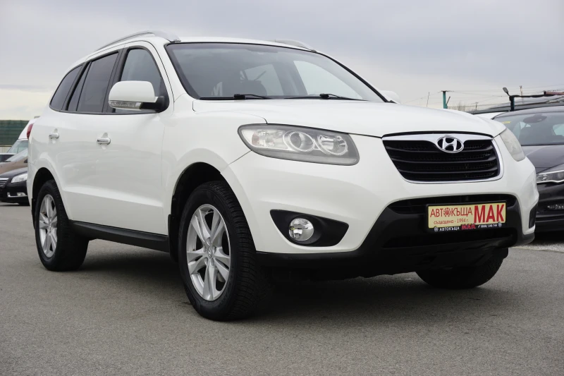 Hyundai Santa fe 2.2/Нави/Кожа/4x4/Камера/АВТОМАТИК , снимка 1 - Автомобили и джипове - 48418626