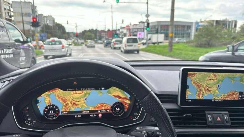 Audi Q5 45 TFSI , S-line , Nardo Gray , Black Optic , снимка 7 - Автомобили и джипове - 51394351