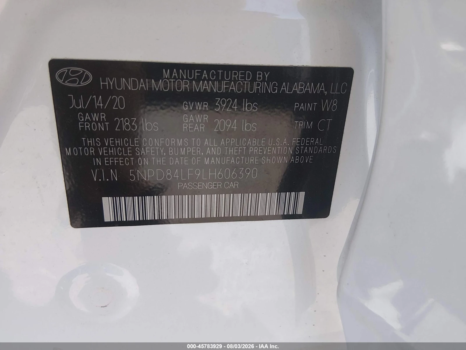 Hyundai Elantra 2020 HYUNDAI ELANTRA, снимка 9 - Автомобили и джипове - 55722588