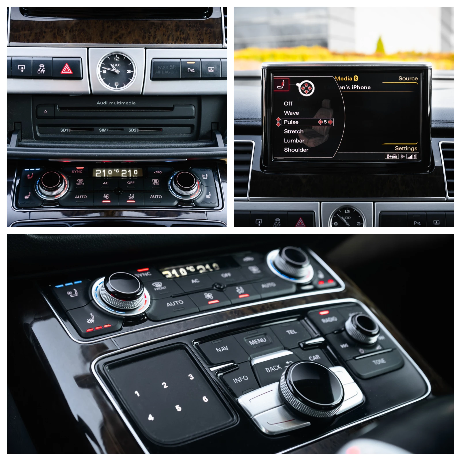 Audi A8 MATTE/ 4.2 TDI/LED/ОБДУХ/TV/МАСАЖИ - изображение 3