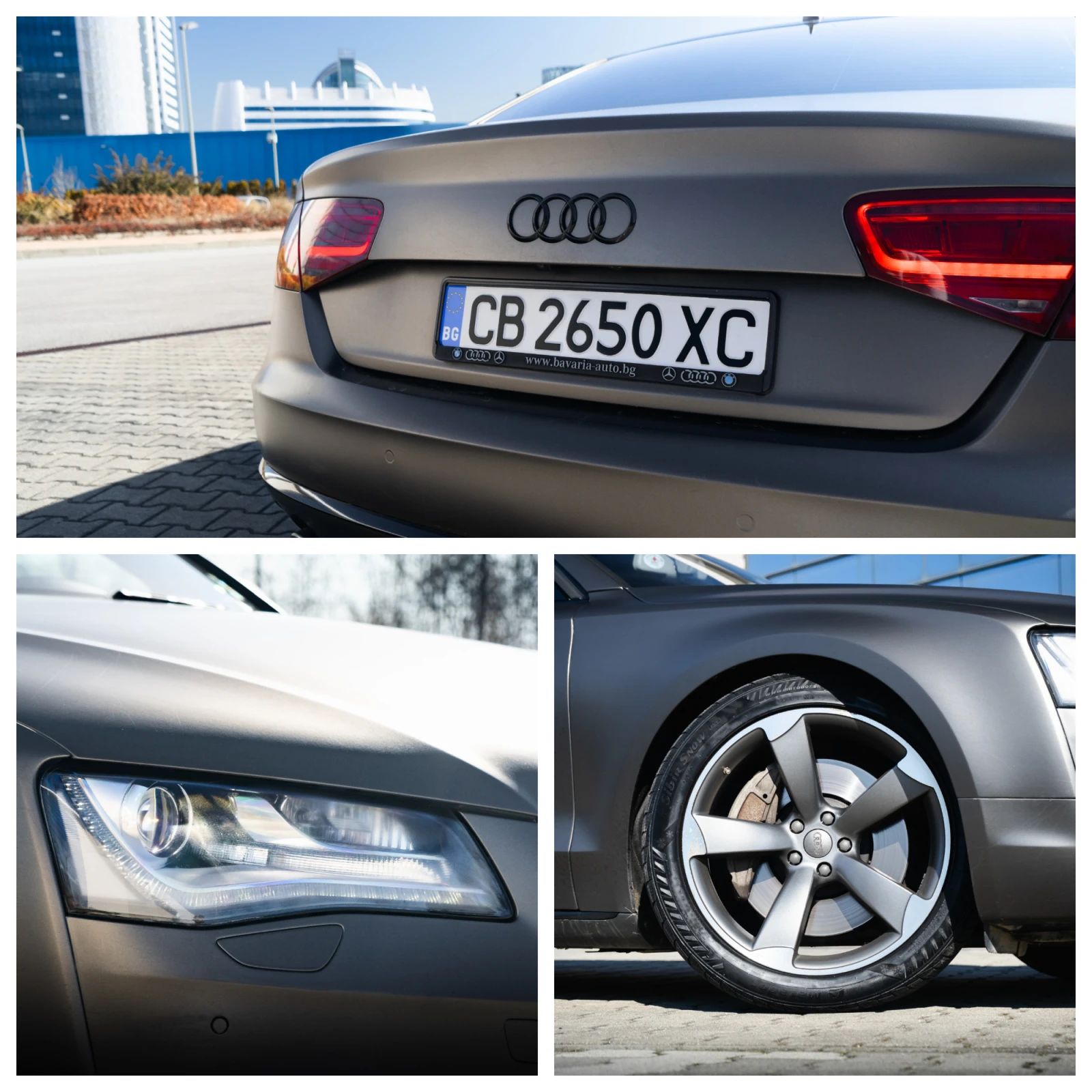 Audi A8 MATTE/ 4.2 TDI/LED/ОБДУХ/TV/МАСАЖИ - изображение 7