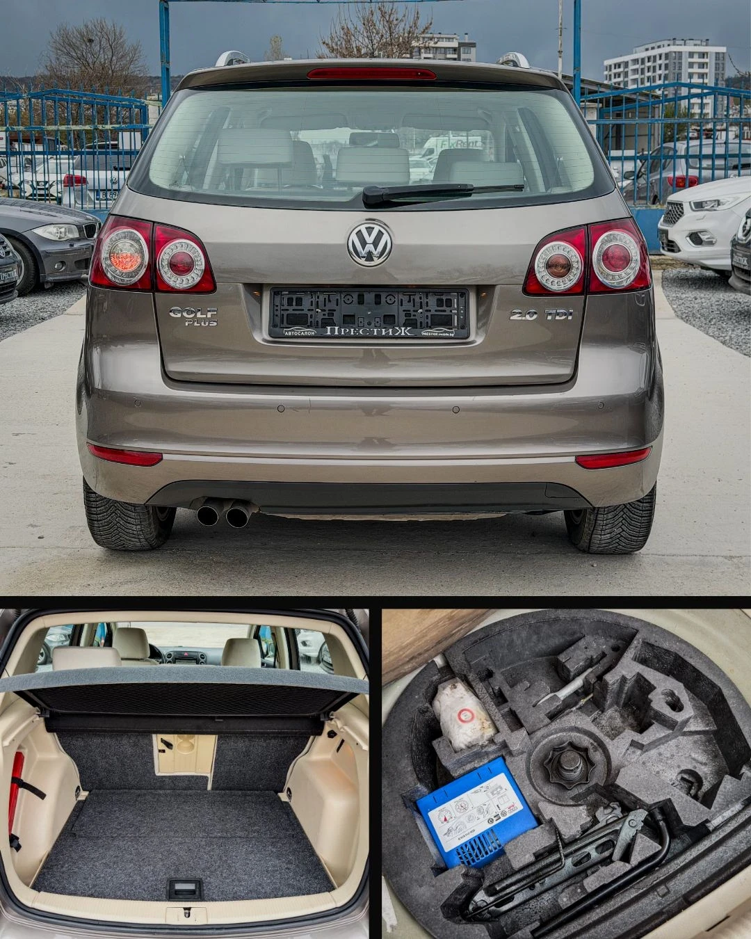 VW Golf Plus 2.0TDI - HI LINE - 140k.c., снимка 5 - Автомобили и джипове - 54156263