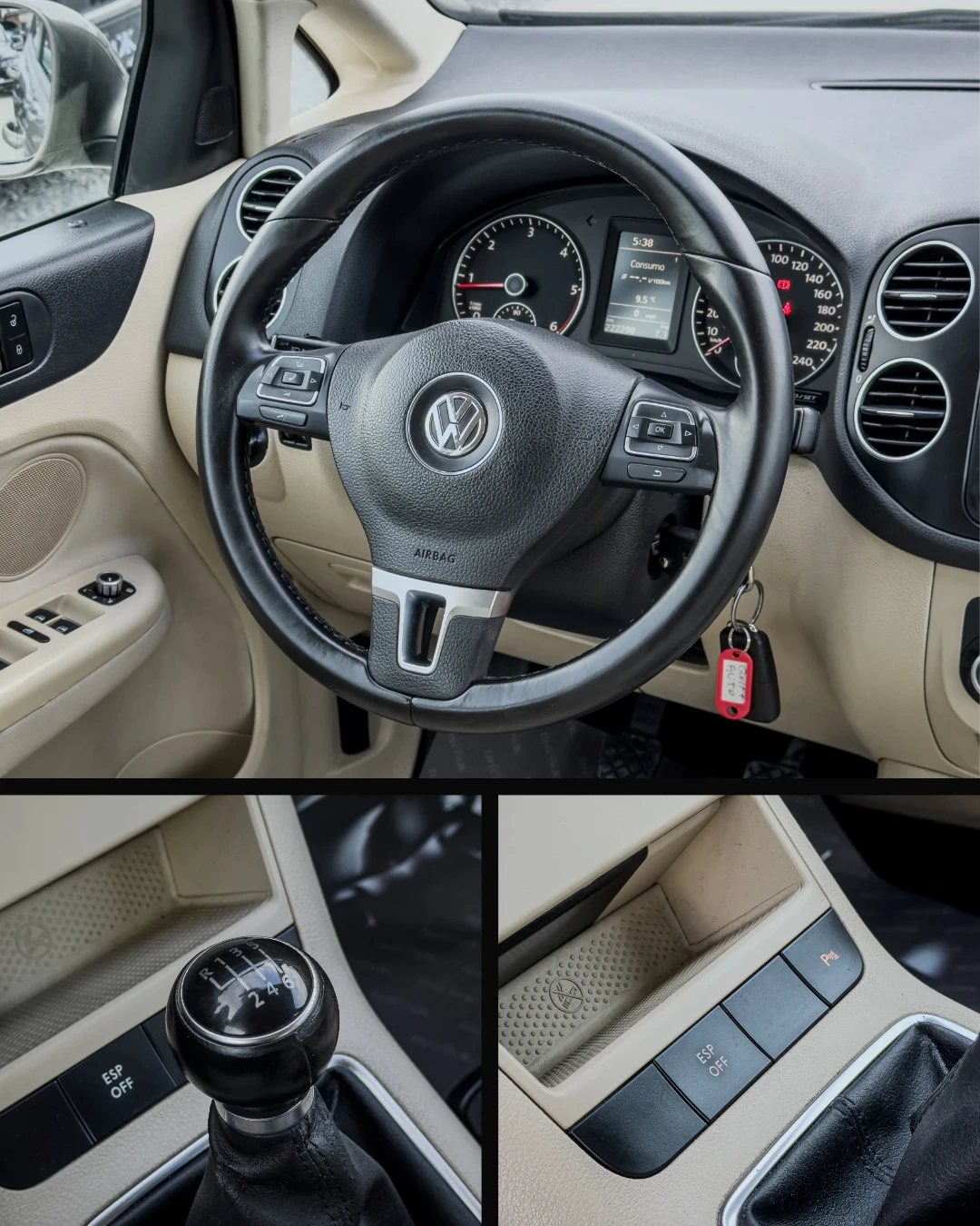 VW Golf Plus 2.0TDI - HI LINE - 140k.c., снимка 12 - Автомобили и джипове - 54156263