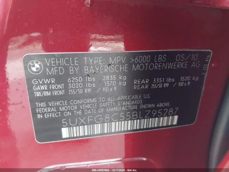 BMW X6 4.4L V-8 DI, DOHC, VVT, TURBO, 400HP All Wheel, снимка 14 - Автомобили и джипове - 53213324