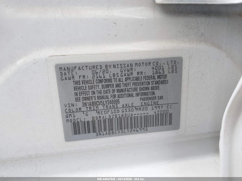 Nissan Sentra 2.0l Sv Xtronic Cvt, снимка 9 - Автомобили и джипове - 54568849