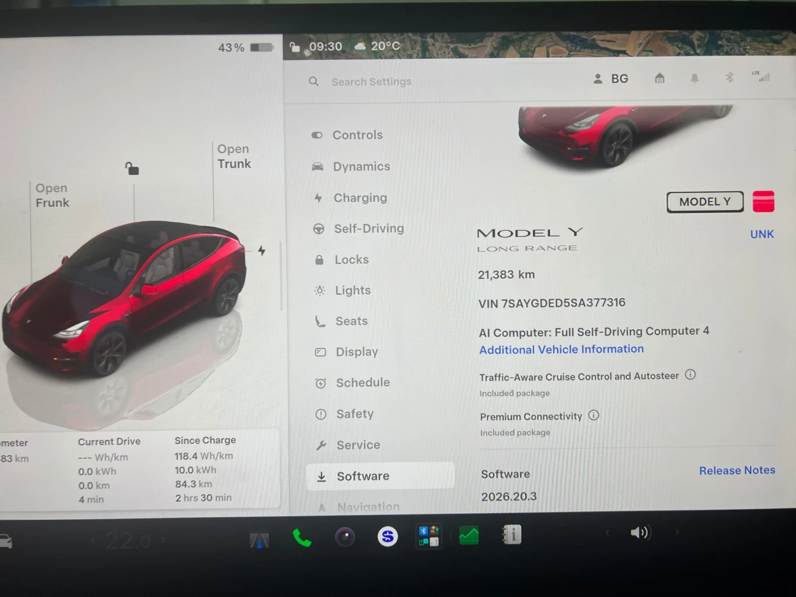 Tesla Model Y LONG RANGE RWD, снимка 13 - Автомобили и джипове - 55021373