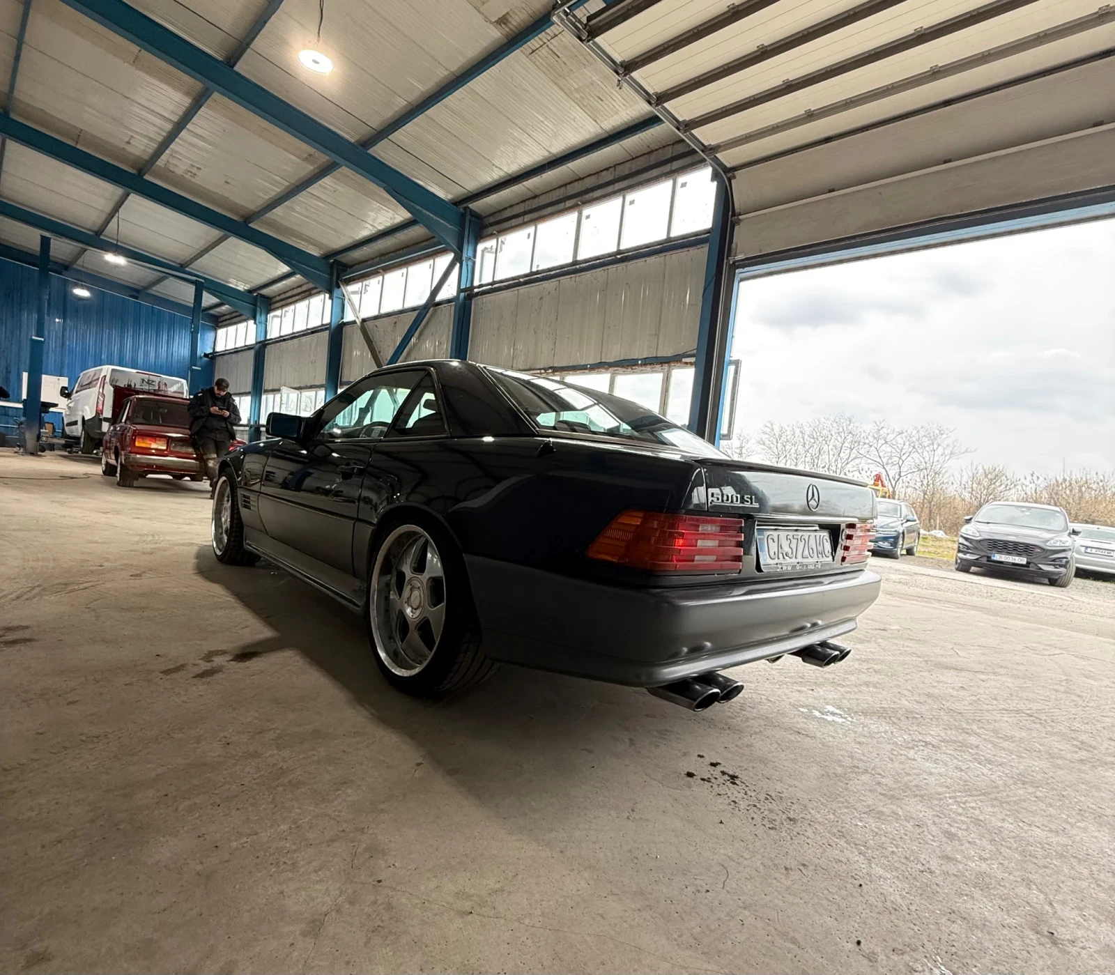 Mercedes-Benz SL 500 V8 automatic 306hp, снимка 4 - Автомобили и джипове - 53916136