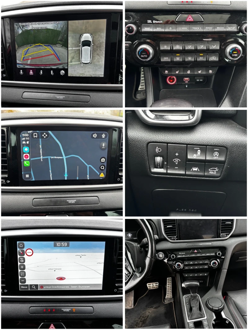 Kia Sportage 1, 6i-GT-Line/4х4/АВТОМАТИК/КОЖА/ПАНОРАМА/FULL!!!, снимка 10 - Автомобили и джипове - 53075077