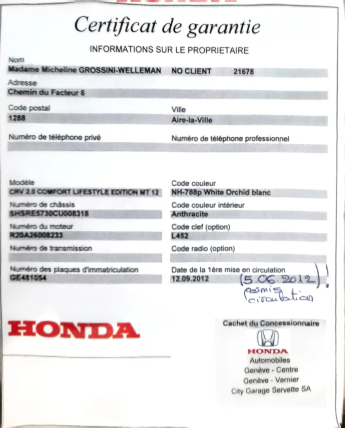 Honda Cr-v 2.0 i-Vtec Facelift EURO5  98453 KM , снимка 15 - Автомобили и джипове - 55477076