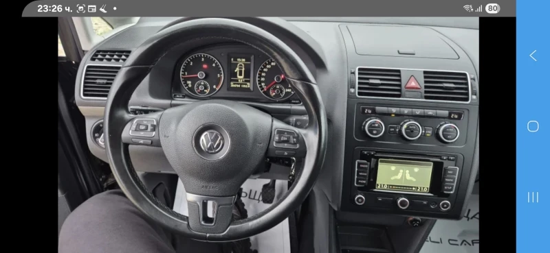 VW Touran 1.6TDI 100%РЕАЛНИ КМ ОТ WV НАВИ ЛИЗИНГ ВИДЕО , снимка 11 - Автомобили и джипове - 53502026