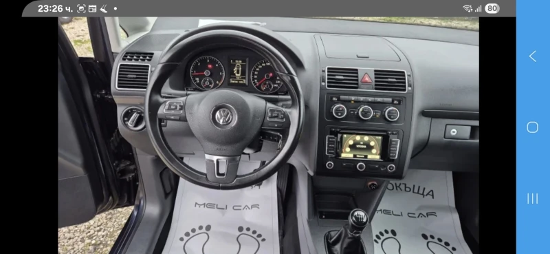 VW Touran 1.6TDI 100%РЕАЛНИ КМ ОТ WV НАВИ ЛИЗИНГ ВИДЕО , снимка 10 - Автомобили и джипове - 53502026