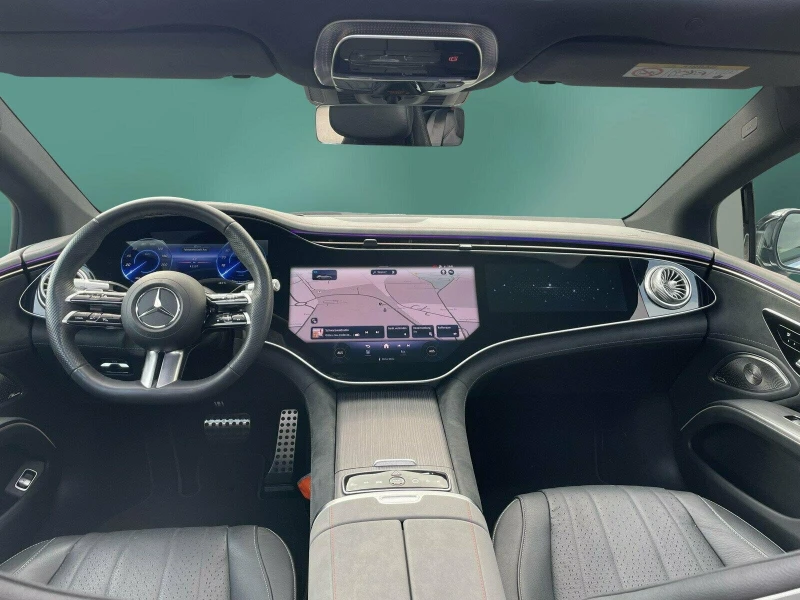 Mercedes-Benz EQS 580/AMG/4-MATIC/HYPERSCREEN/BURM/PANO/HEAD UP/, снимка 11 - Автомобили и джипове - 53003922