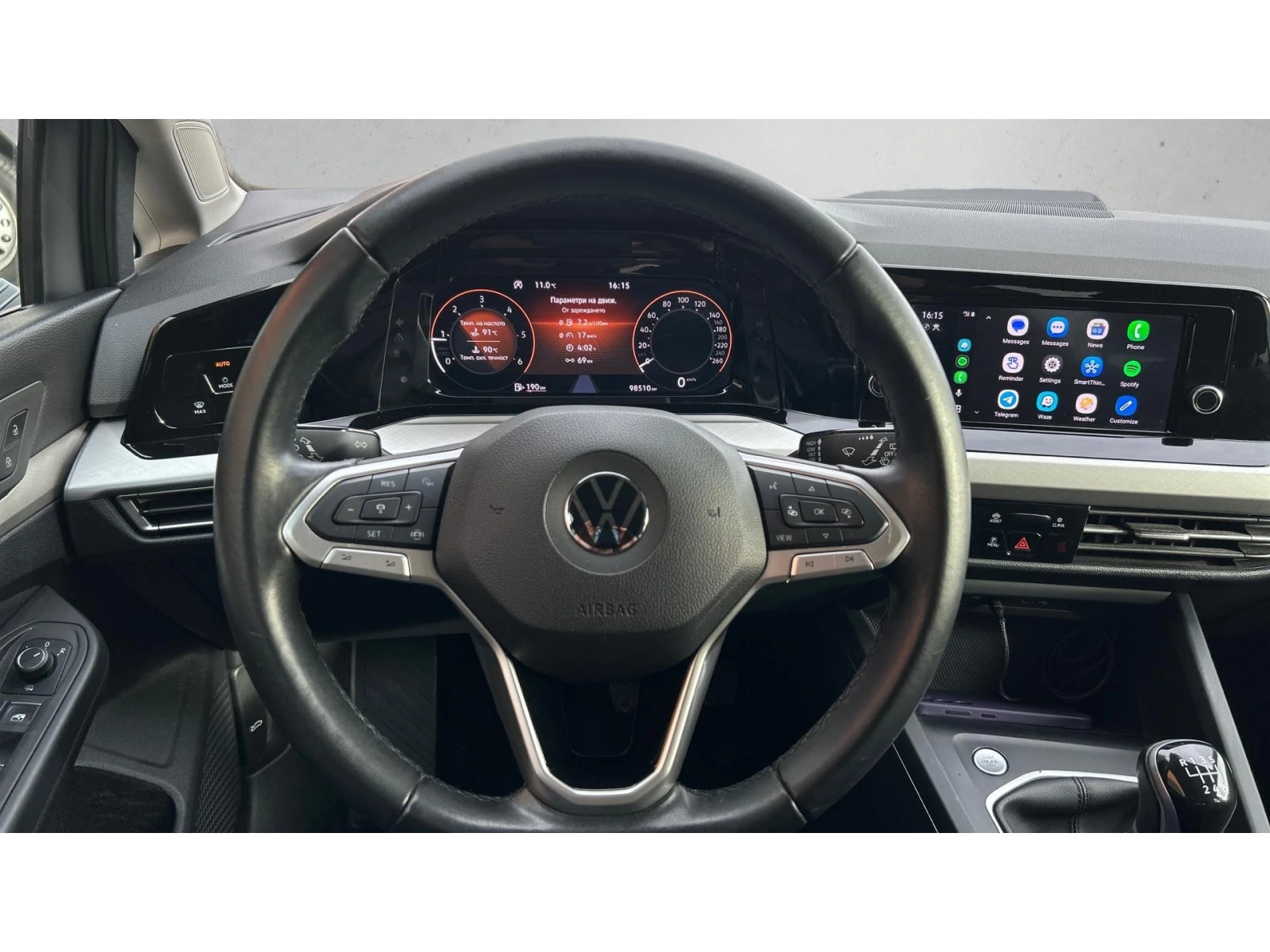VW Golf 2.0 TDi M/T, Месечна вноска от 255  , снимка 14 - Автомобили и джипове - 54408382