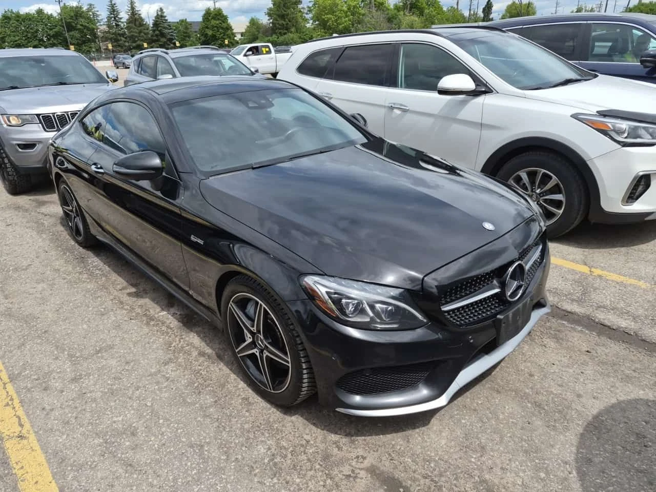 Mercedes-Benz C 43 AMG COUPE| BURMESTER| ALCANTARA| ПАМЕТ| 360САМ| , снимка 2 - Автомобили и джипове - 54930088