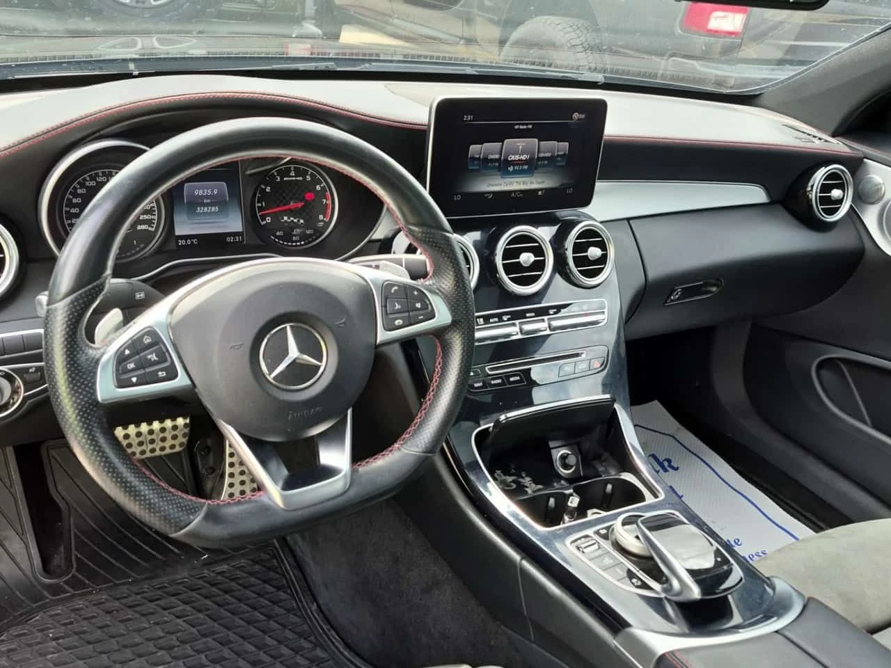 Mercedes-Benz C 43 AMG COUPE| BURMESTER| ALCANTARA| ПАМЕТ| 360САМ| , снимка 10 - Автомобили и джипове - 54930088