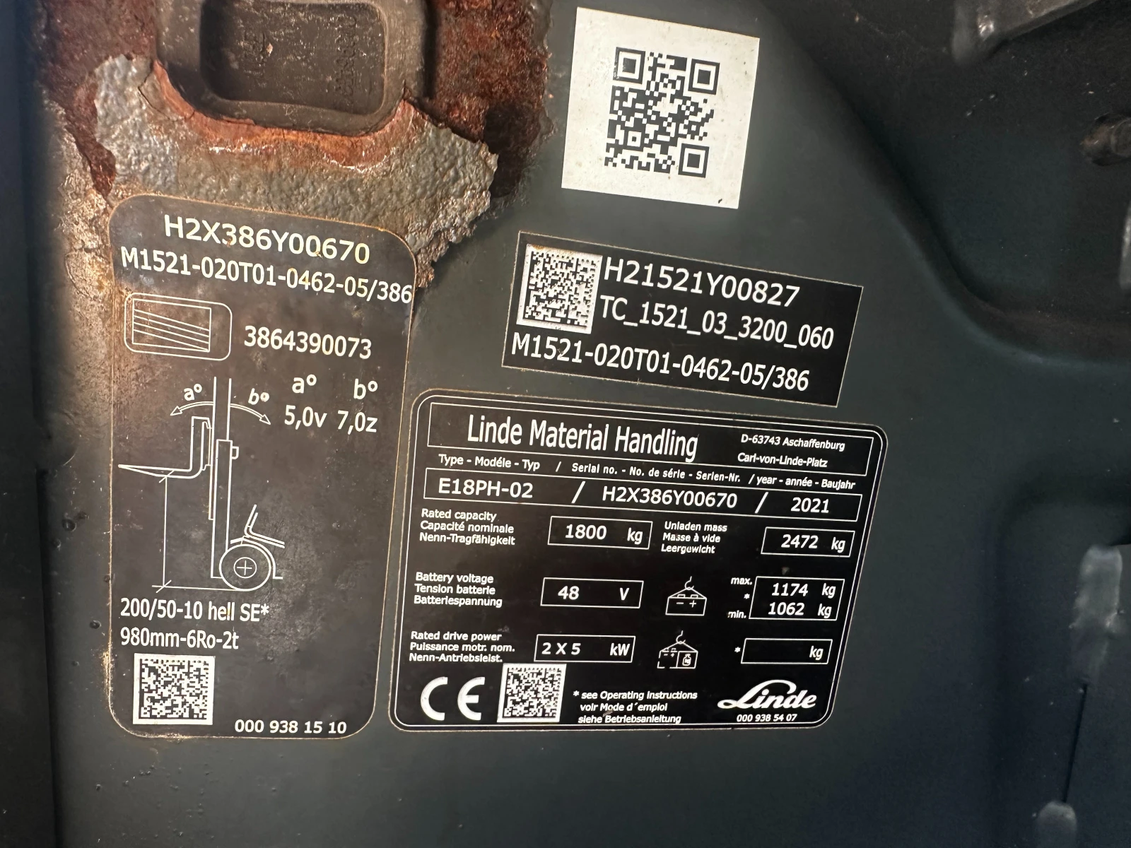 Електрокар Linde, снимка 15 - Индустриална техника - 54514812