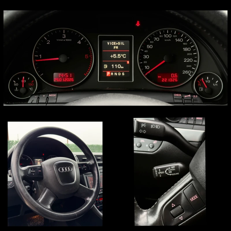 Audi A4 3.0TDi 4x4* AVTOMAT* NAVI* , снимка 14 - Автомобили и джипове - 53280809