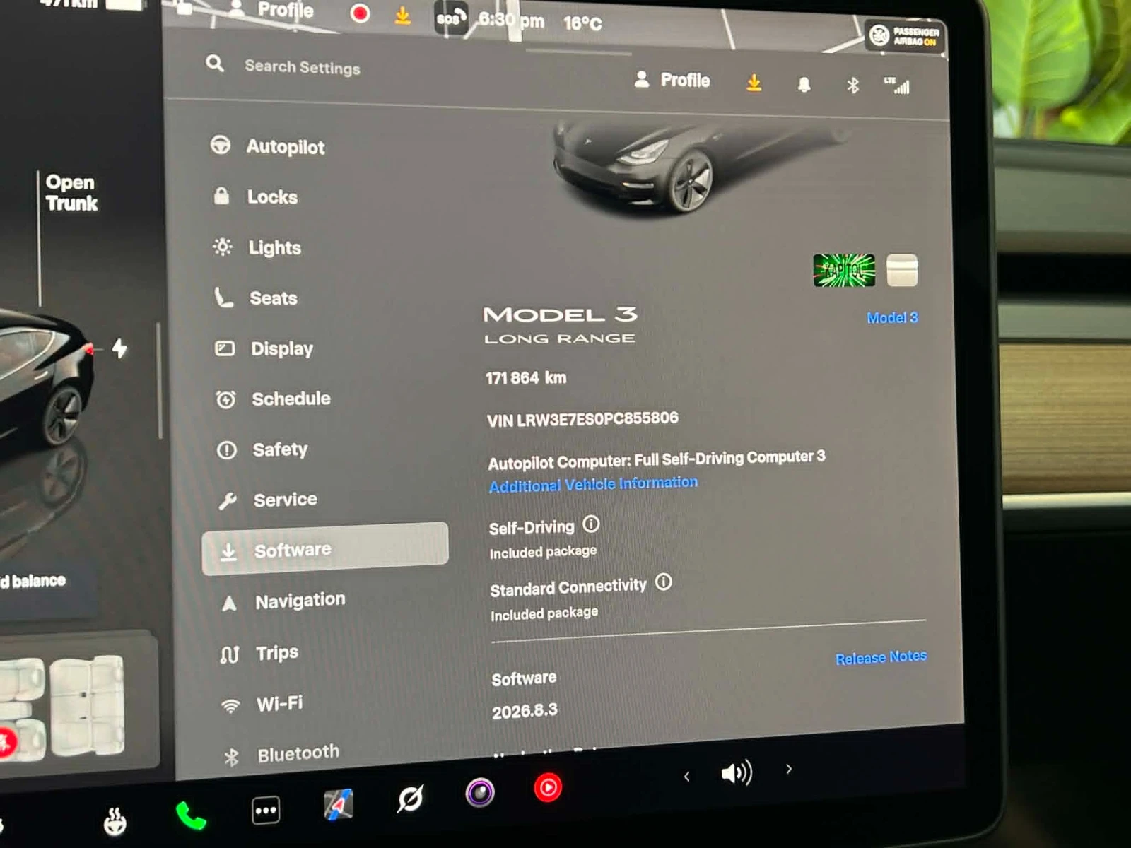Tesla Model 3 LONG RANGE HEAT PUMP RWD 325КС, снимка 14 - Автомобили и джипове - 54401014