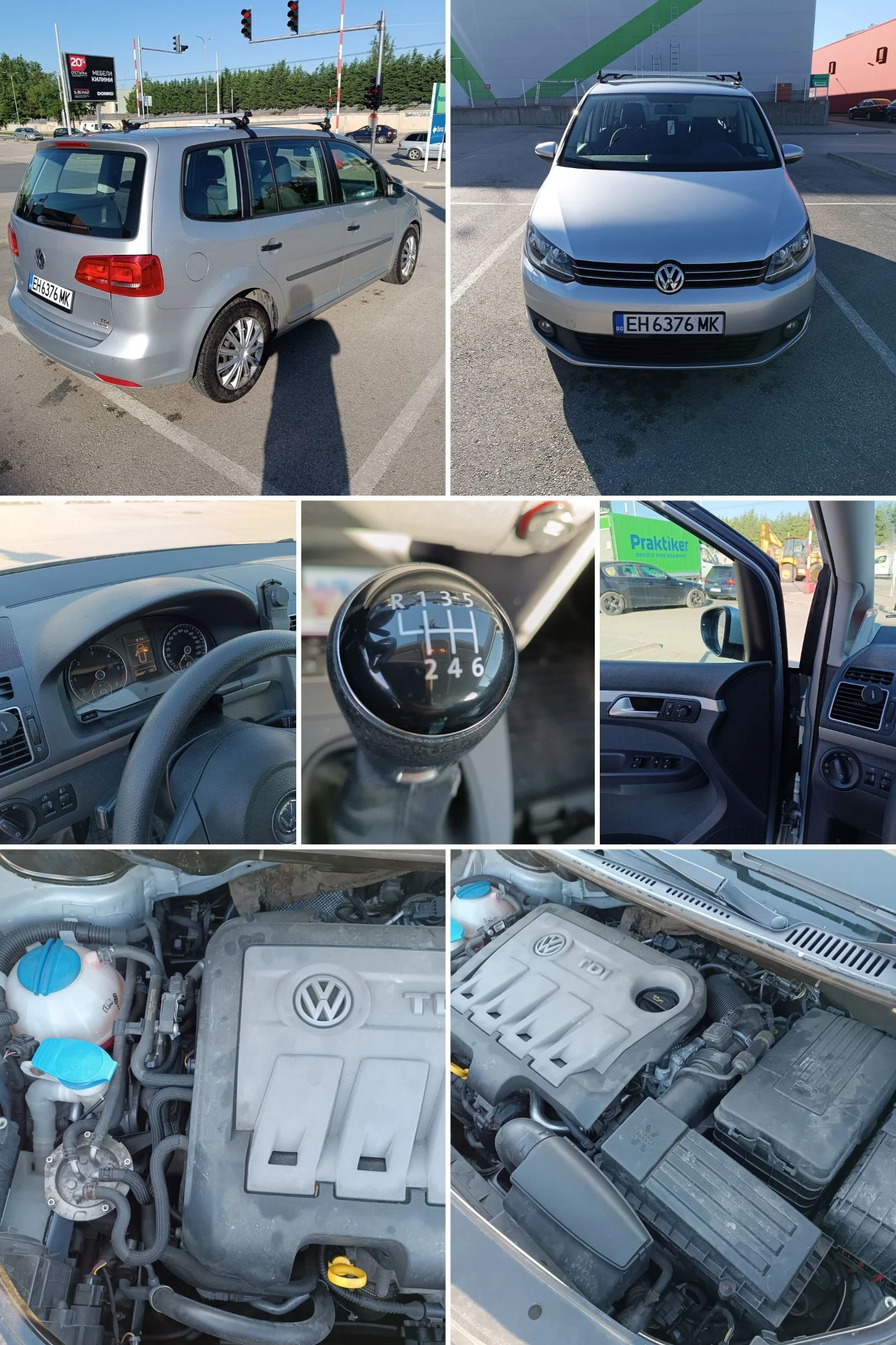 VW Touran 1, 6/105tgi, снимка 10 - Автомобили и джипове - 54735465
