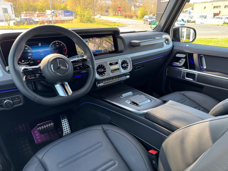 Mercedes-Benz G 450 d/AMG/4MATIC/FACELIFT/NIGHT II/TV/BURM/360/, снимка 8 - Автомобили и джипове - 53095826