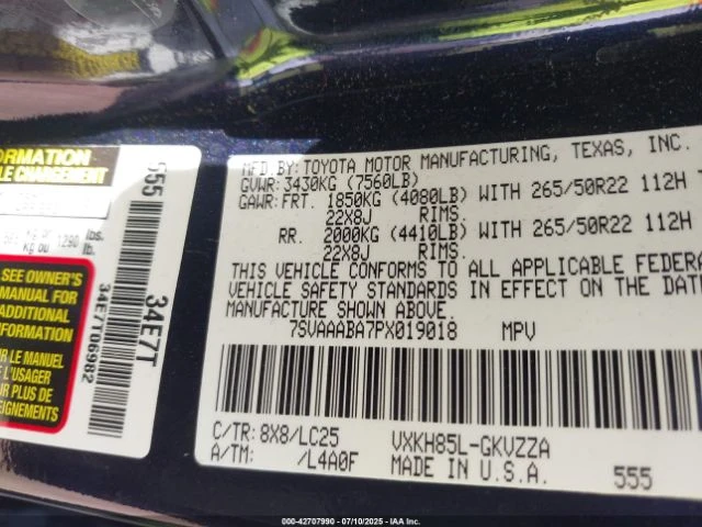 Toyota Sequoia CAPSTONE - изображение 9