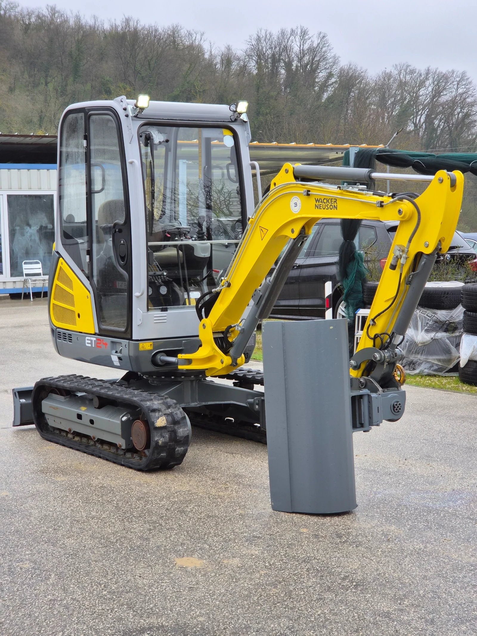 Багер Wacker NEUSON ET24/2.4т/465м.ч/Хидр.бързосмяна+ POWERTILT, снимка 2 - Индустриална техника - 54130503