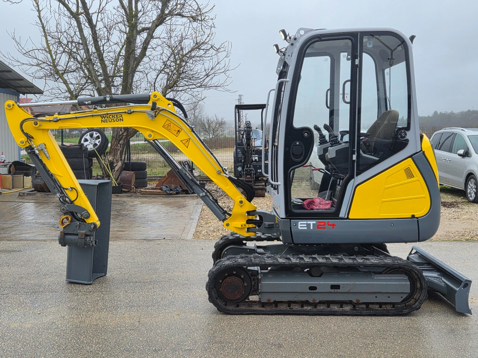 Багер Wacker NEUSON ET24/2.4т/465м.ч/Хидр.бързосмяна+ POWERTILT, снимка 7 - Индустриална техника - 54130503