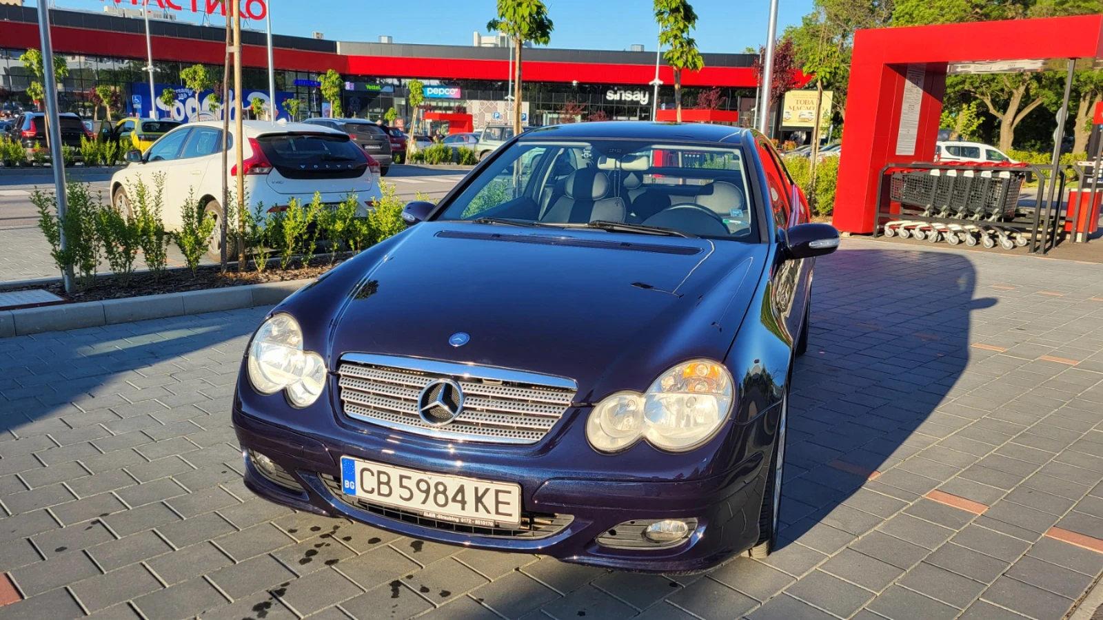 Mercedes-Benz C 200 W203 Sport Coupe, Sport edition, Кожа, Подгрев