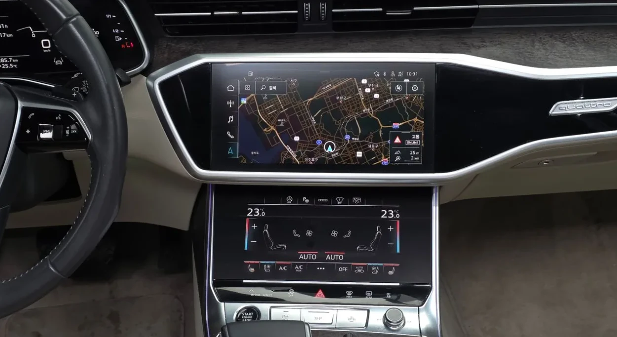 Audi A6 3.0 45TDI Quattro, Distronic, HeadUP, Обдух, 360-c, снимка 13 - Автомобили и джипове - 54790830