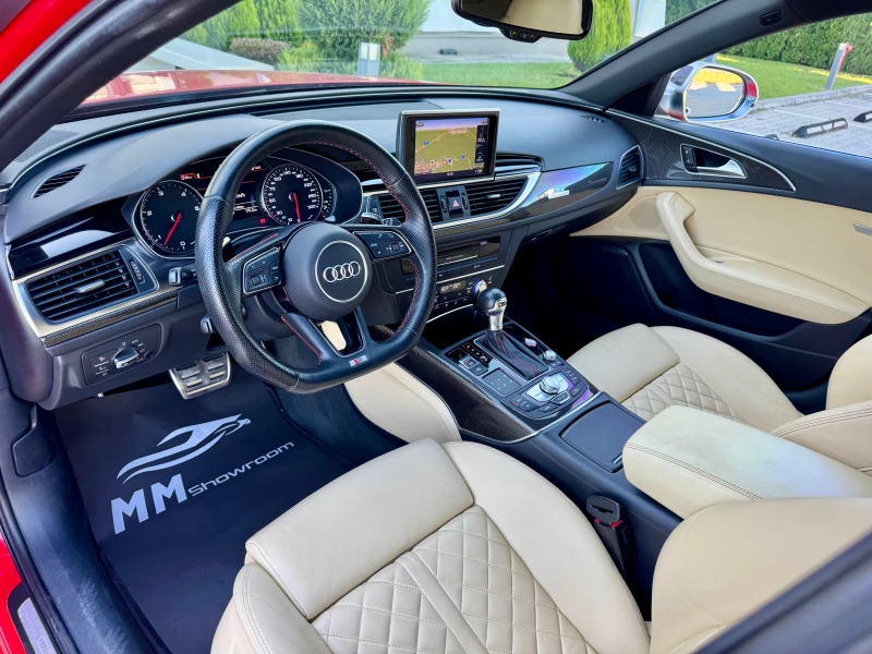 Audi A6 3XS-LINE-3.0BI-TDI-EXLUSIVE-ПАНОРАМА-DISTRONIC-, снимка 9 - Автомобили и джипове - 49506302