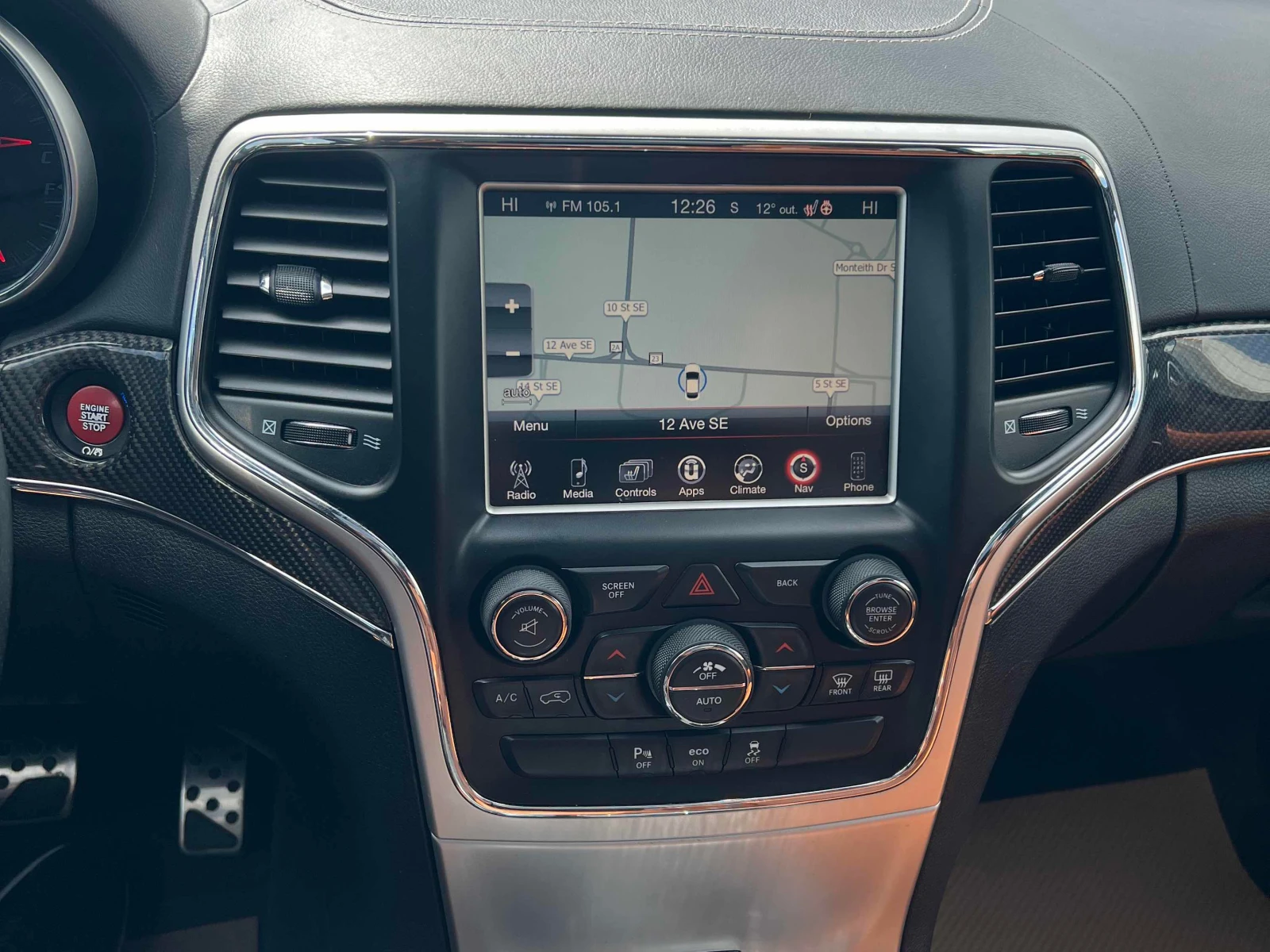 Jeep Grand cherokee SRT/6.4/AWD/УНИКАТ/FULL/1 СОБСТВЕНИК, снимка 17 - Автомобили и джипове - 54421836