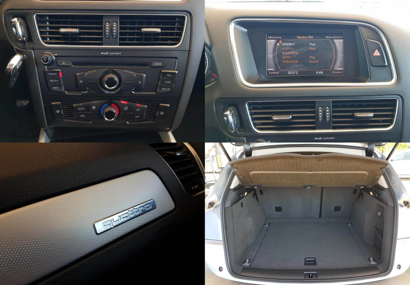 Audi Q5 QUATTRO 2.0 TDI-170 к.с. 6 скорости ЛИЗИНГ, снимка 14 - Автомобили и джипове - 54865317