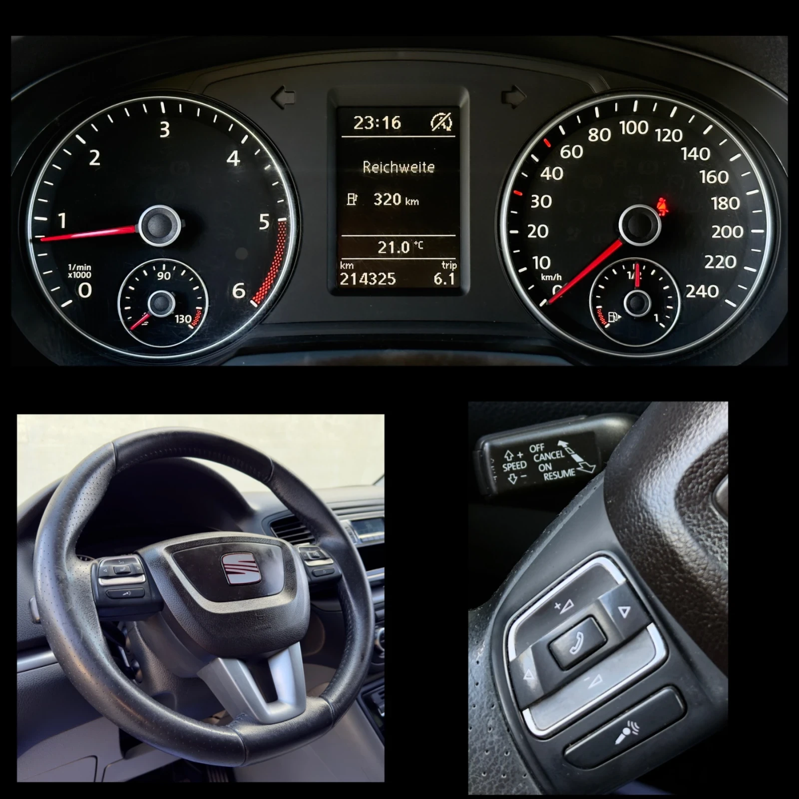 Seat Alhambra 2.0TDi 7местен* EURO 5, снимка 16 - Автомобили и джипове - 54299751