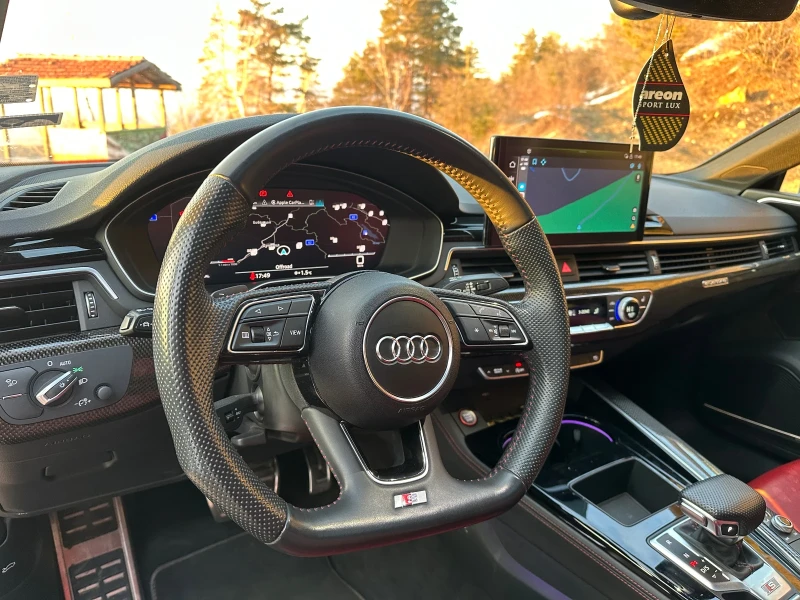 Audi S5 3.0TFSI MATRIX PANO RED NAPPA BANG 45K KM, снимка 7 - Автомобили и джипове - 50226779