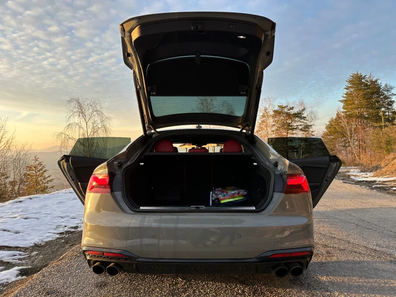 Audi S5 3.0TFSI MATRIX PANO RED NAPPA BANG 45K KM, снимка 13 - Автомобили и джипове - 50226779