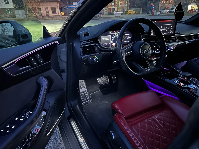 Audi S5 3.0TFSI MATRIX PANO RED NAPPA BANG 45K KM, снимка 10 - Автомобили и джипове - 50226779
