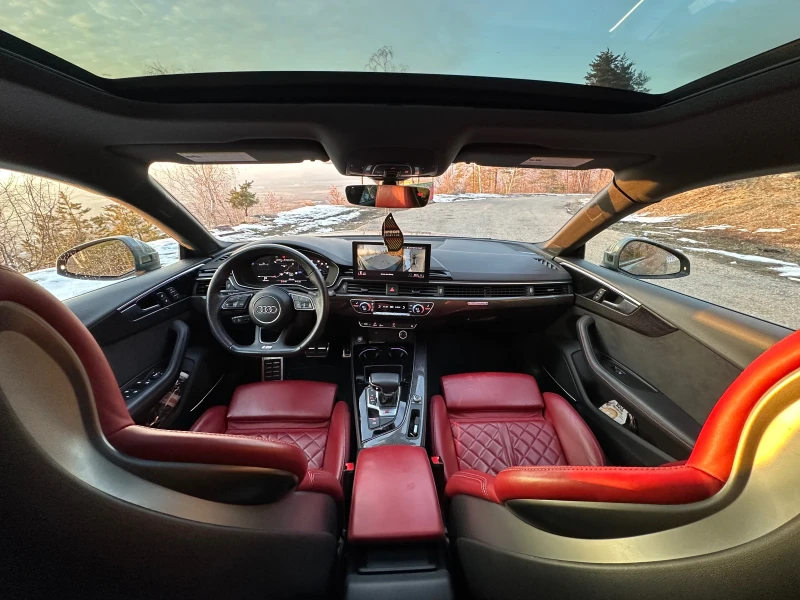 Audi S5 3.0TFSI MATRIX PANO RED NAPPA BANG 45K KM, снимка 3 - Автомобили и джипове - 50226779