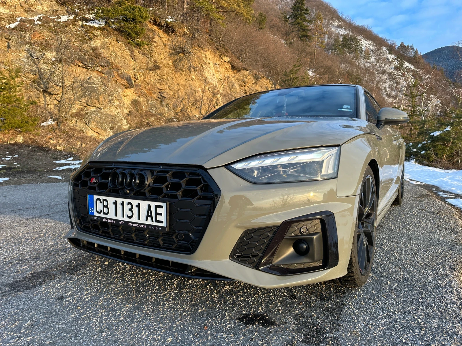 Audi S5 3.0TFSI MATRIX PANO RED NAPPA BANG 45K KM | Mobile.bg   11