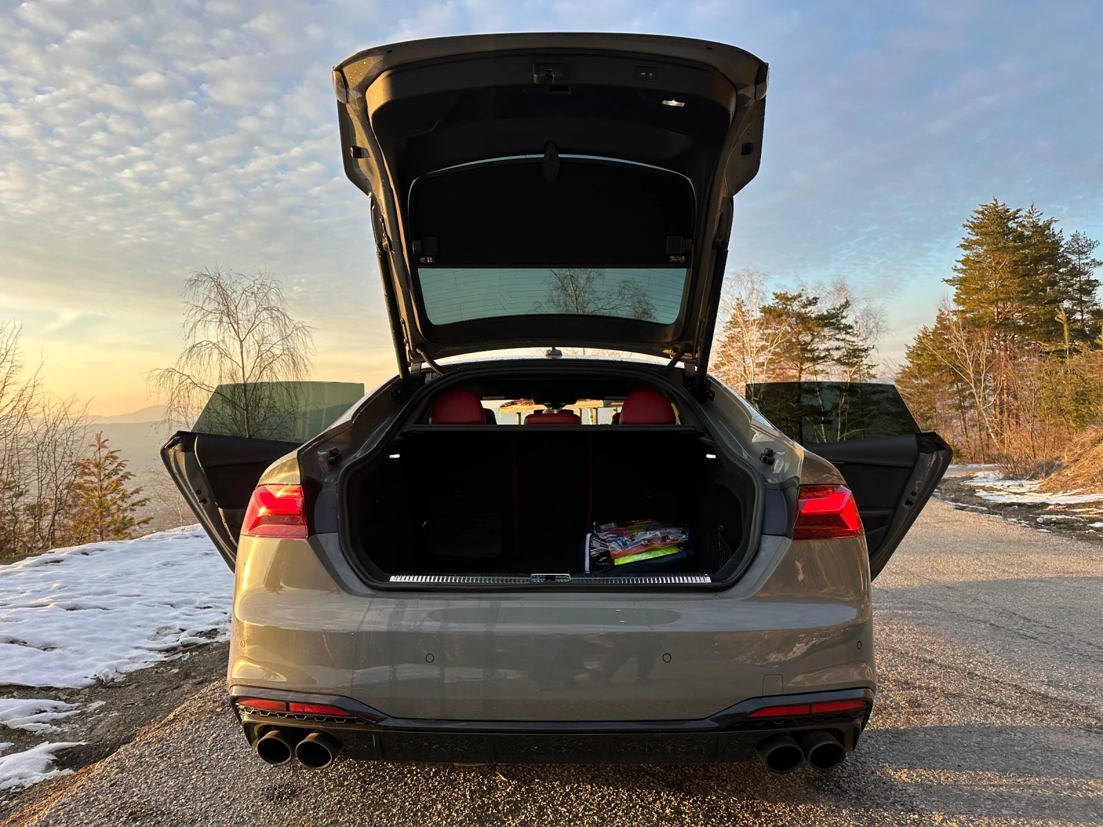 Audi S5 3.0TFSI MATRIX PANO RED NAPPA BANG 45K KM | Mobile.bg   13