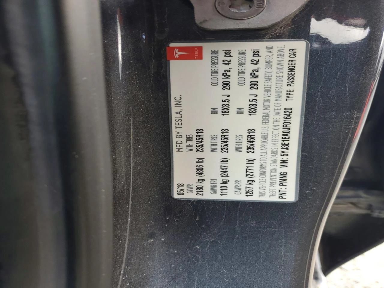 Tesla Model 3, снимка 13 - Автомобили и джипове - 54744008