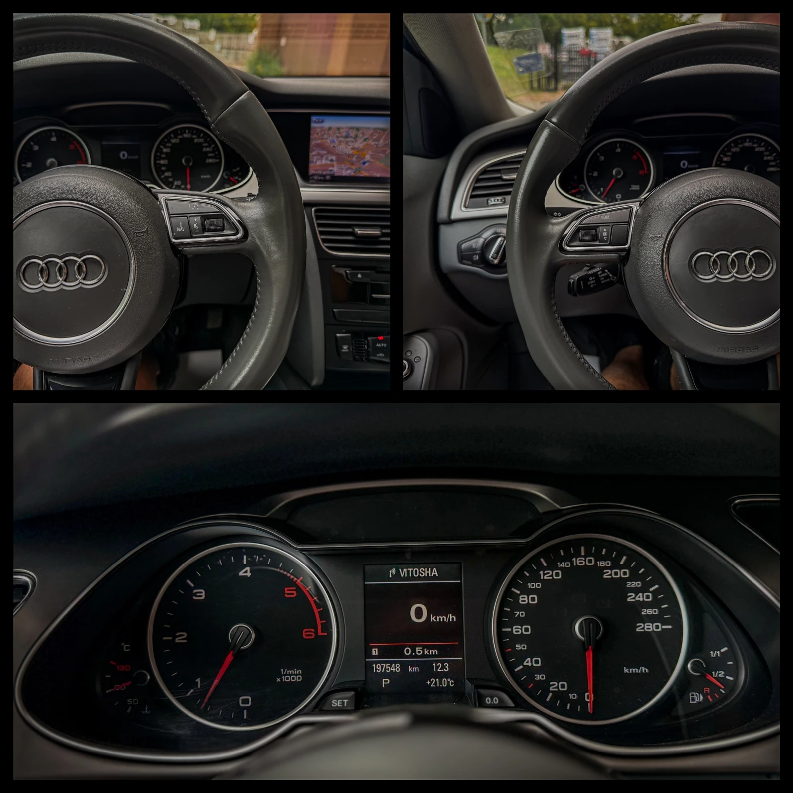 Audi A4 3.0D S-Line Distronic ГАРАНЦИЯ 6 МЕСЕЦА ИЛИ 5000КМ, снимка 14 - Автомобили и джипове - 55407087