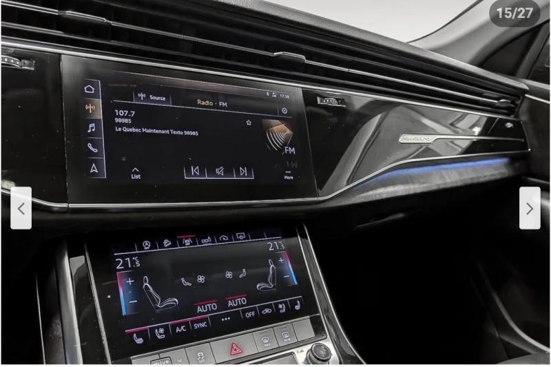 Audi Q8 MATRIX* BLACK* OPTIC* ОБДУХВАНЕ* 360КАМЕРА* , снимка 10 - Автомобили и джипове - 52887213